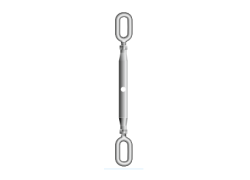 Spanschroef Oog-Oog met dicht huis | Type G-6340 | Ø 22mm | Lengte huis: 295mm