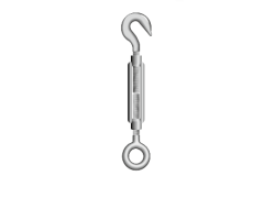 Spanschroef Haak-Oog | Type E-6354 | Ø 6mm | Lengte huis: 110 mm
