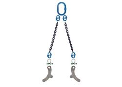 Ketting | 2-sprong | Betonplaten
