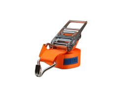 Spanband 2-delig | 10.000 kg | 100 mm | 12 meter | Oranje
