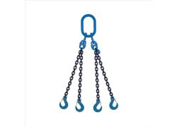 Kettingviersprong 10mm, Klephaak, 5,5 m, 1 inkorthaak