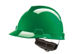 MSA V-Gard ongeventileerde veiligheidshelm | Groen