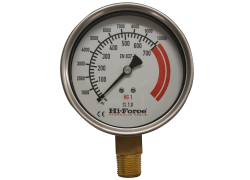 Hi-Force manometer type HG-1 | °100 mm | 700 bar | Aansluiting 1/2°-14NPT