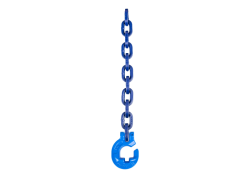 Chokerketting bosbouw | Grade 100 | 8mm | FTF 60 kN | MFHX haak | 4.00 meter