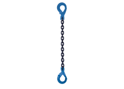 Kettingleng | 1.400 kg - 6mm | 1 meter | 2 Veiligheidshaken