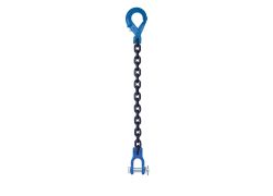 Kettingleng | 2.500 kg - 8mm | 7 meter | 1 Griplatch veiligheidshaak - 1 Gaffelsluiting