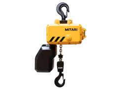 Elektrische takel | MVK | 250 kg | 8-2 m/min | Radiografische besturing | Haak ophanging 22,00 meter