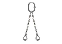 Kettingtweesprong | RVS | 1.600 kg, 10mm | 1,00 meter | Klephaak