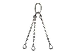 RVS Kettingdriesprong 8mm, Klephaak, 1 m