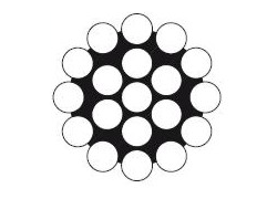 Staaldraad | RVS | Steel core | 2 mm