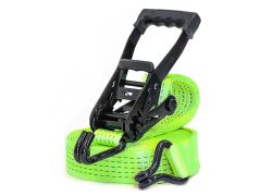 Spanband 2 delig | 50mm | 9 meter | Groen fluorescerend