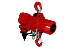 Perslucht | Kettingtakel | Lage inbouw | TMH | 3.000 kg | Koordbediening | 3,00 meter