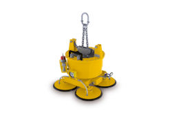 Mechanische vacuümheffer | U400-4Q 4.000 kg | 4xØ625mm zuignap