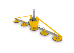 Mechanische vacuümheffer | U400-5 4.800 kg | 5xØ625mm zuignap