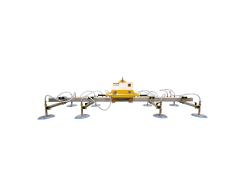 MITARI Vacuhandy | Model XL1 | Type VH-XL800/8HL | SWL 800kg | 8-zuignappen Ø250mm | 400V | Plaatafmeting 2.000 x 4.000 x 1mm | Handbediend