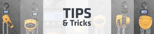 Tips & Tricks | Takels met loadcell nieuw in ons assortiment!