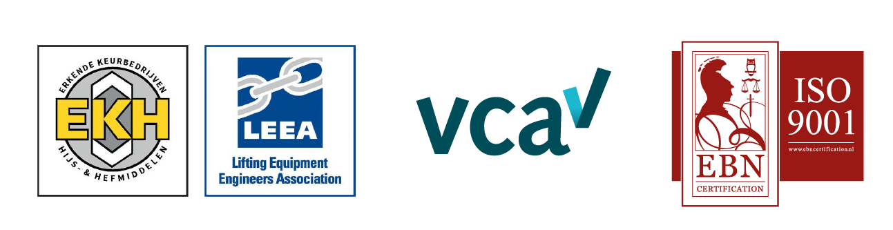 Certificeringen: EKH, LEEA, VCA, EBN / ISO 9001